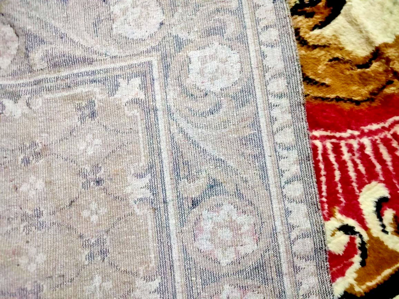 Antique Carpet Dhurries Jesus Christ Dhurrie Handwoven Area Rug Old 4x6 Feet gallery