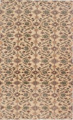 Vintage Traditional Hand-Knotted Area Rug 5’1″ x 8’4″ Oriental Wool Carpet