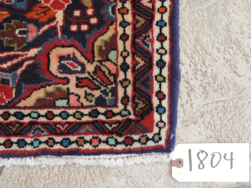 25" x 31" Handmade Sarouk Wool Rug gallery
