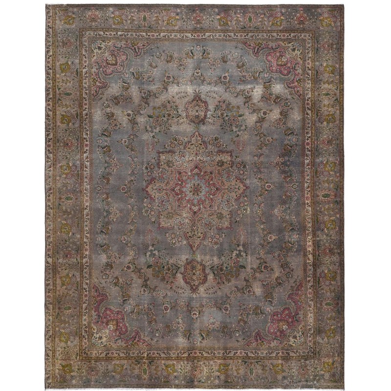 9'3" x 11'10" Elowen Vintage Hand-Knotted Wool Area Rug gallery