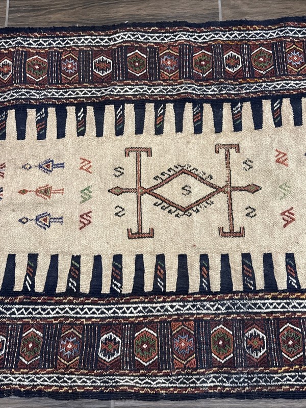 Vintage Oushak Kilim Rug Anatolion Kilim Area Rug Wool Kilim Rug gallery