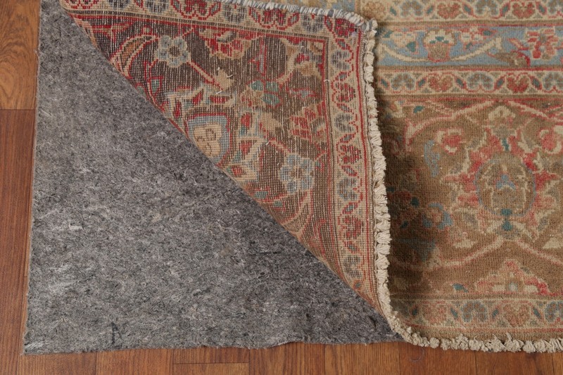 Traditional Floral Ardakan Vintage Area Rug 9x14 Handmade Wool Pink Carpet gallery