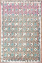 MEMORIAL DEAL Semi-Antique All-Over Traditional Handmade Oriental Area Rug 3×5