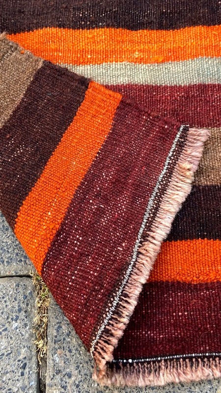 Small Multicolor Kilim, 1.8x2.4 ft Small Rug, New Home Gift Door Mat, Area Kelim gallery