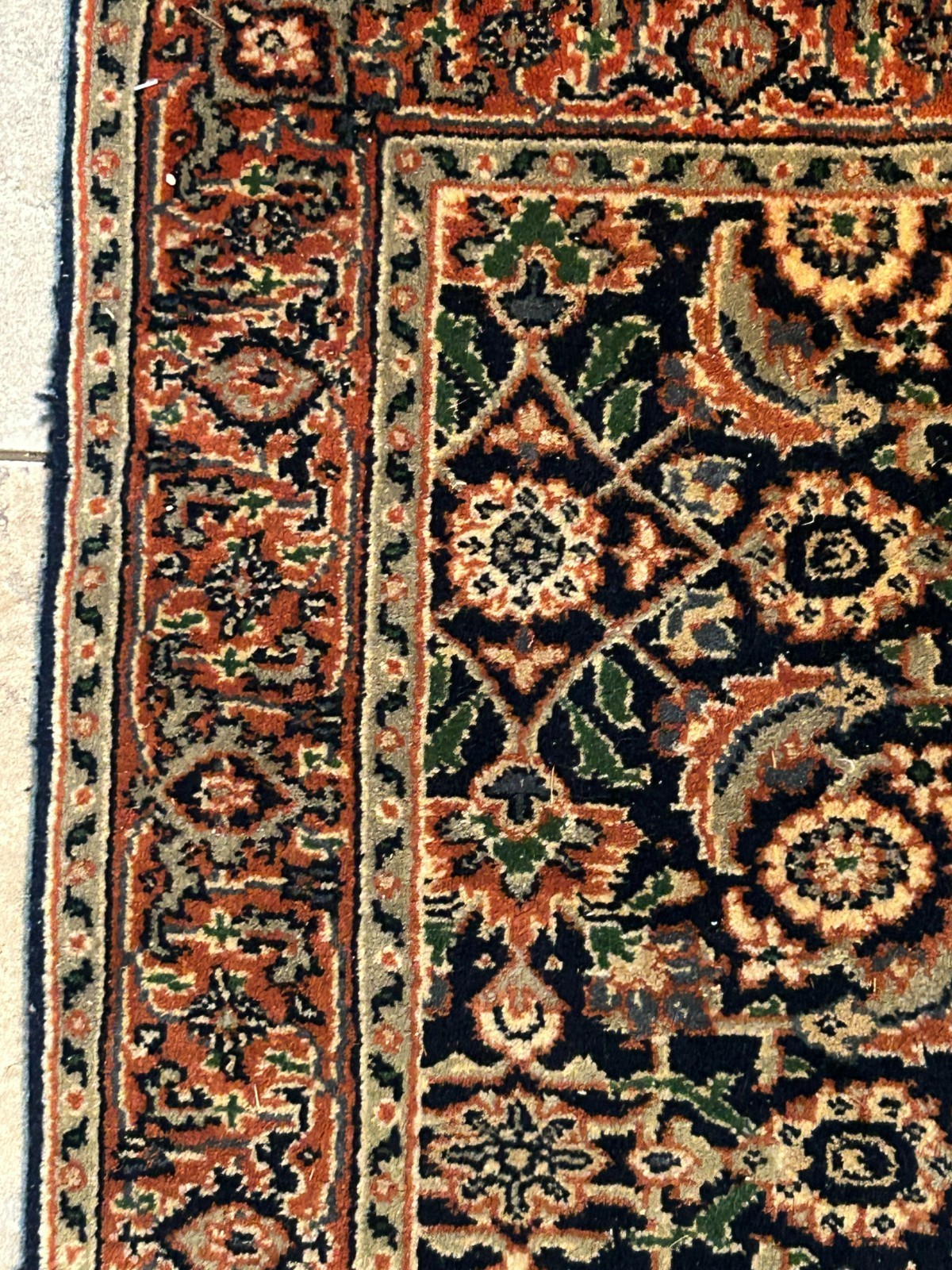 indo GENUINE ORIENTAL RUG HAND KNOTTED VERY DURABLE gallery