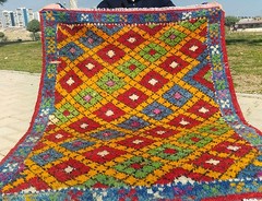 Exclusive Antique Natural Colors Wool Pile Tribal Avshar Rug 3’5”x 4’7”