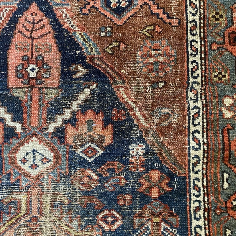 Vintage Rug 3' 4 x 5' 5 Brown Hand Knotted Tribal Oriental Rug gallery