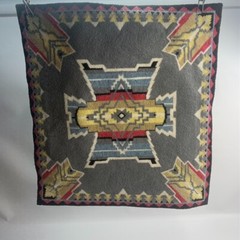 17 in X 17 in . Handmade Pictorial Wall Hanging