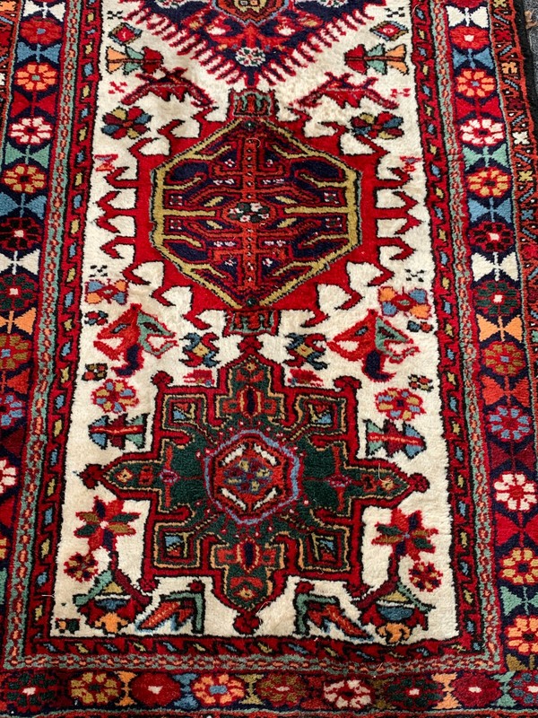 S-Anique American Tribal Heriz Serapi Runner 2'8"x29'10" gallery
