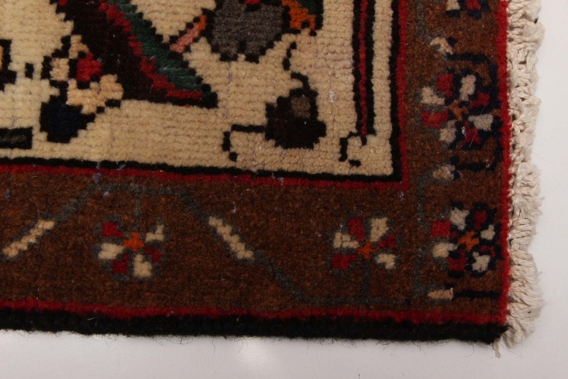 Vintage 6'9" x 9'8" Traditional Hand Knotted Vegetable Dye Wool Area Rug gallery
