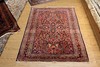 Antique Sarouk design Lilihan 3'6" x 5' Authentic Early 1900 Handmade WOOL gallery