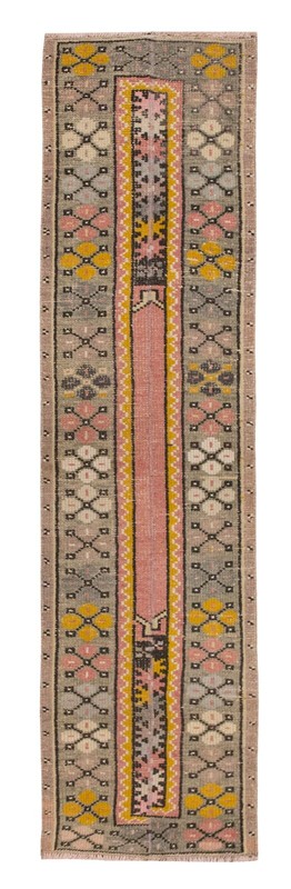 Oushak Rug,Runner Rug,Turkish Runner,Vintage Runner,Floor Rug, 1'6 x 6'6 feet gallery