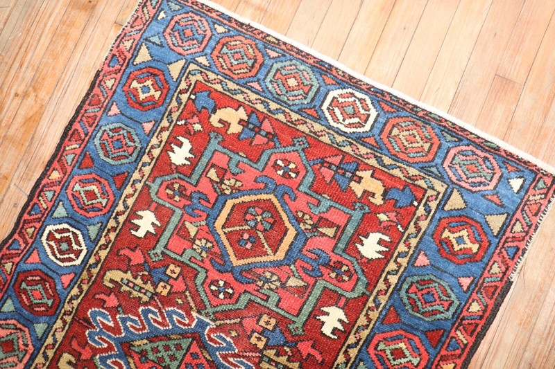 Antique Colorful Karajeh Rug 3'x4'4'' gallery