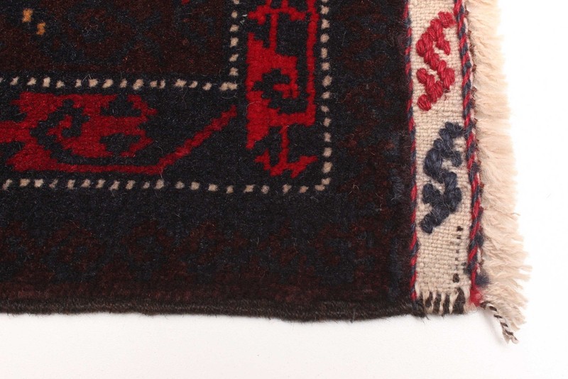 Vintage 2'11" x 4'9" Traditional Hand Knotted Vegetable Dye Wool Area Rug gallery