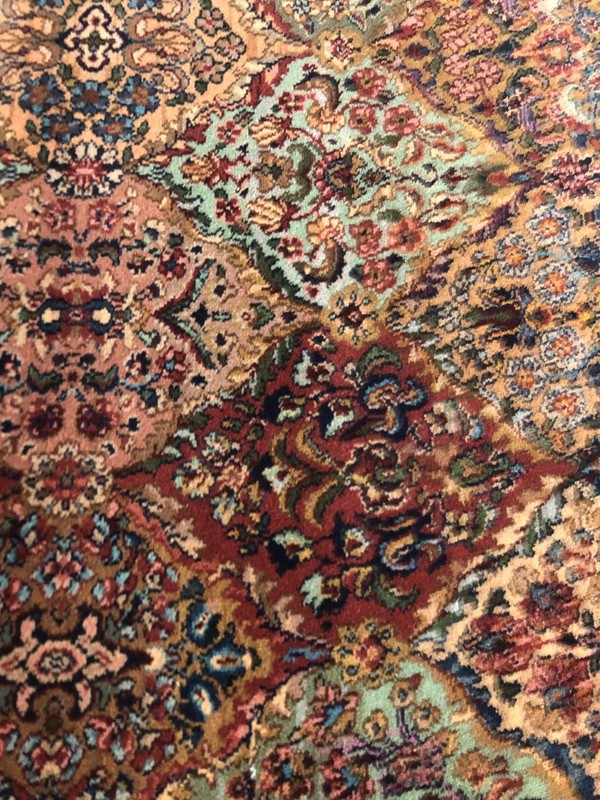 Karastan Panel Kirman Rug #717 Vintage Wool Karastan 5.9 x 9 Original 700 Series gallery