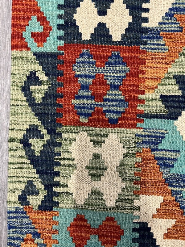 Vintage Kilim Traditional Hand Made Oriental Wool Kilim 5ftx3.2ft 154cmx100cm gallery