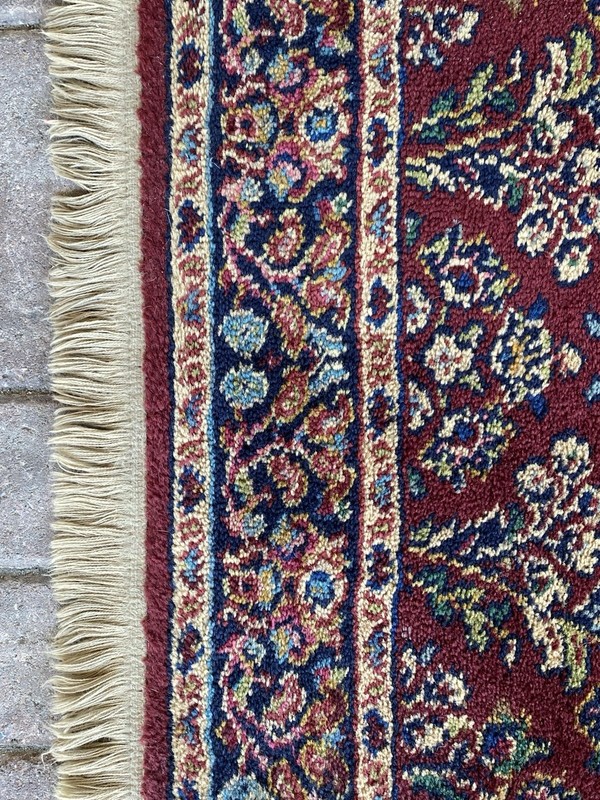 Karastan Rug 2’6”x 4’3” Red Sarouk Rug Series #700 Style 785 Wool Pile #2 SF gallery