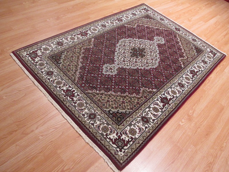 4x6 MAHI Intricate Museum Handmade-Knotted Fine Wool/Silk Oriental RUG 582348 gallery
