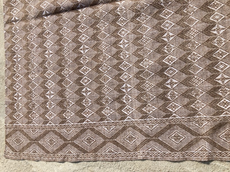 Vintage Handmade Beautiful Multicolor Kilim Rug Carpet 201x158 cm gallery