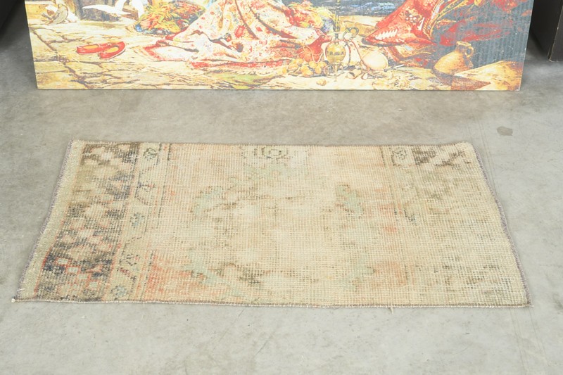 2x3 Turkish Door Mat Rug Hand-Knotted Mini Carpet Vintage Small Rug Boho,568 gallery