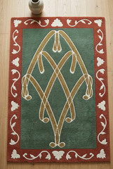 Art Nouveau vintage floral area rug ornamental botanical Design carpet 5×8 6×9