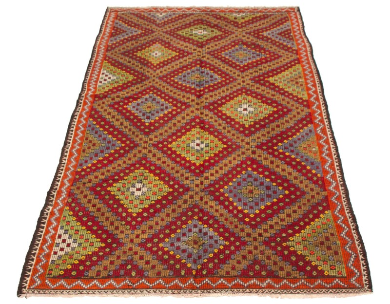 Vintage 5'11" x 10'9" Traditional Wool Hand Woven Oriental Area Rug gallery