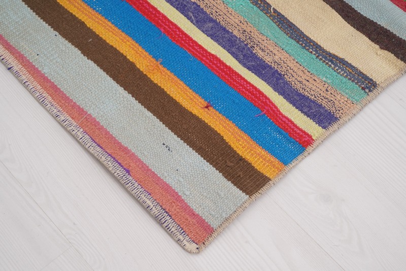 Turkish Vintage Rug 7x11 Oversize Rug Large Oushak Rug Handmade Natural Rug 811 gallery