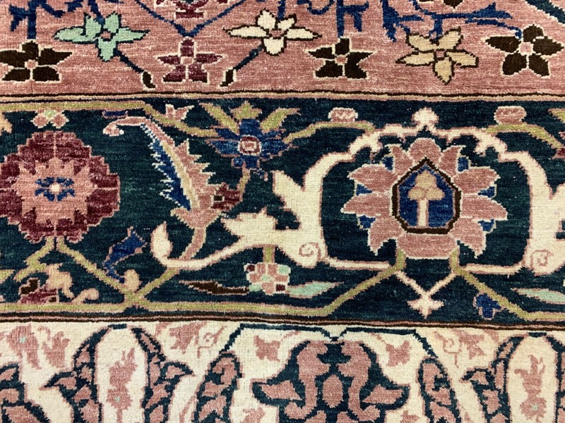 Unusual Afghan Wool Ziegler Rug 250x156 cm Handmade Chobi Rug, Purple Beige Blue gallery
