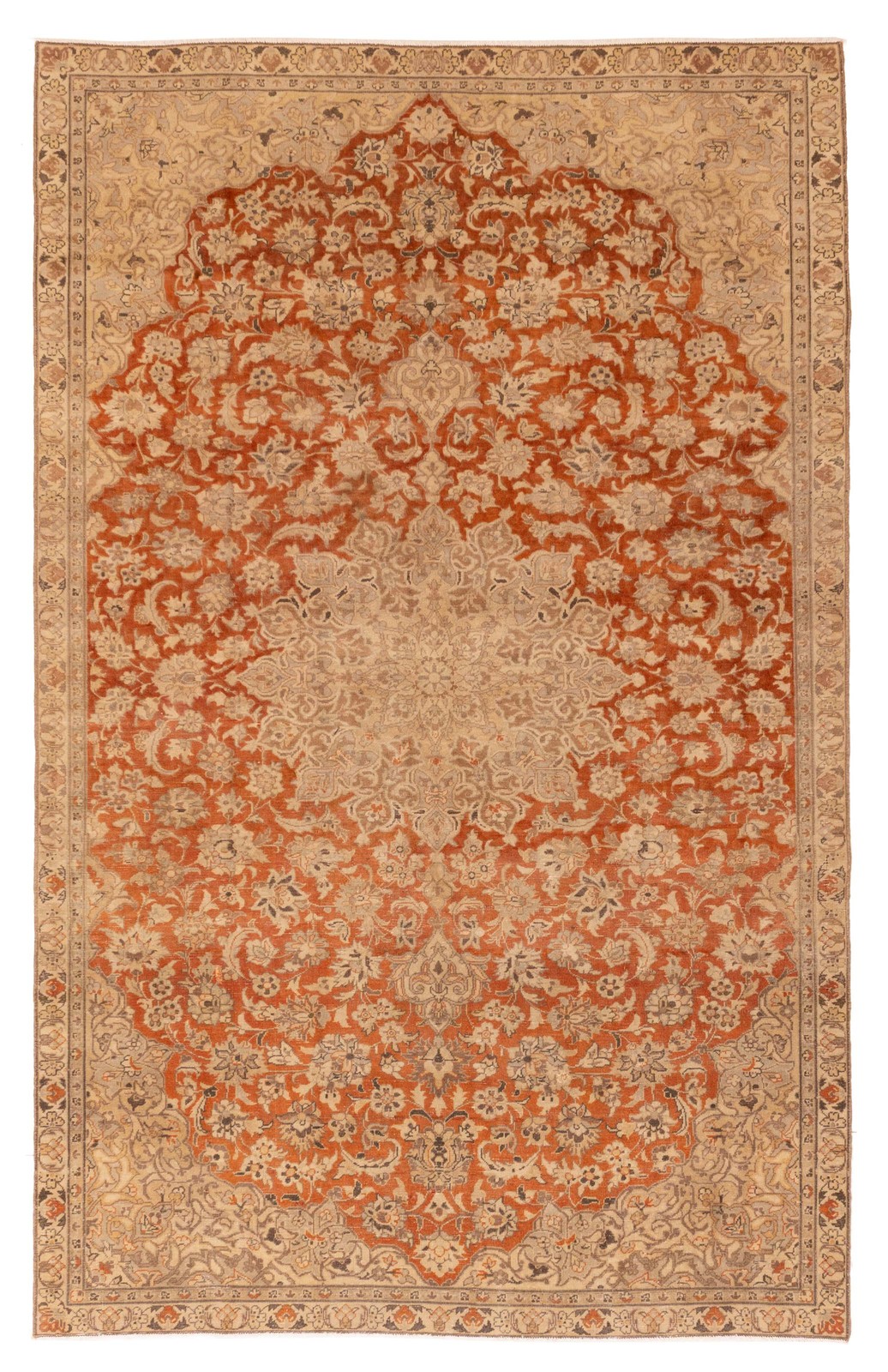 Traditional Vintage Hand-Knotted Area Rug 6'10" x 10'10" Oriental Wool Carpet gallery