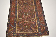 Antique (1945-1950) Malayer runner. Size 2’7” x 10’3” (315 x 80 cm)- AA04
