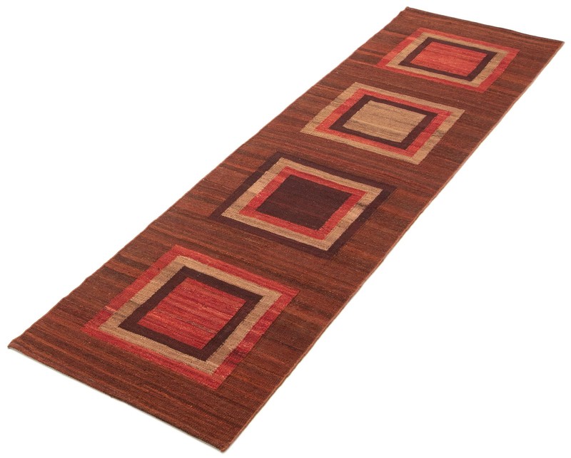 Vintage Hand Woven Area Rug 2'6" x 9'10" Traditional Wool Oriental Carpet gallery