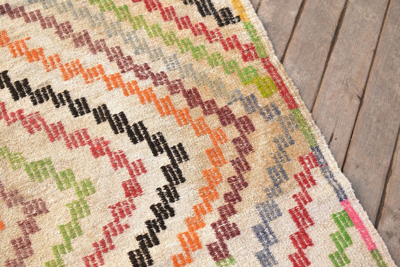 Turkish Kilim Rug 64''x98'' Handwoven 5x8 Konya Cicim Kilim 165x250cm Jajim Rug gallery