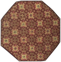 9X10 Antique French Aubusson Wool Area Rug 1840