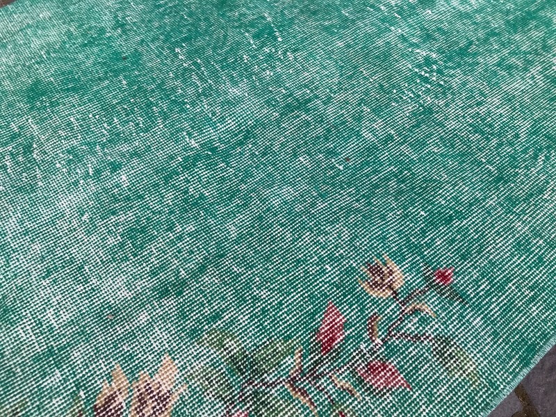 Home Decor Rug, Turkish Vintage Rug, Boho Decor Rug, Oushak Rug, 3,1 x 6,4 ft gallery