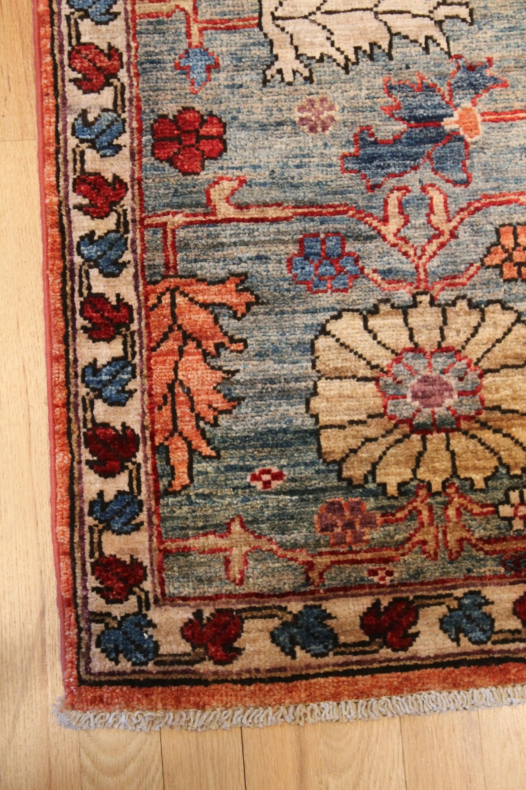 Hand-knotted Rug (Carpet) 8'8X11'6, Choeb Rang mint condition gallery