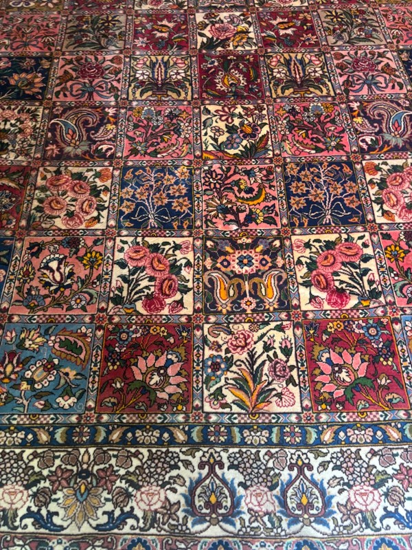 SEMI ANTIQUE. 14X10 HAND MADE RUG. FULL PILE. CARPET gallery