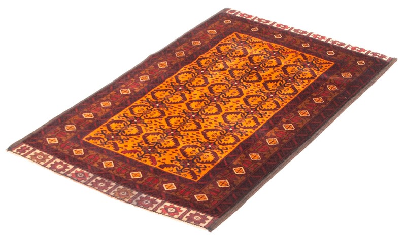 Vintage Oriental Hand-Knotted Carpet 2'11" x 4'8" Traditional Wool Area Rug gallery