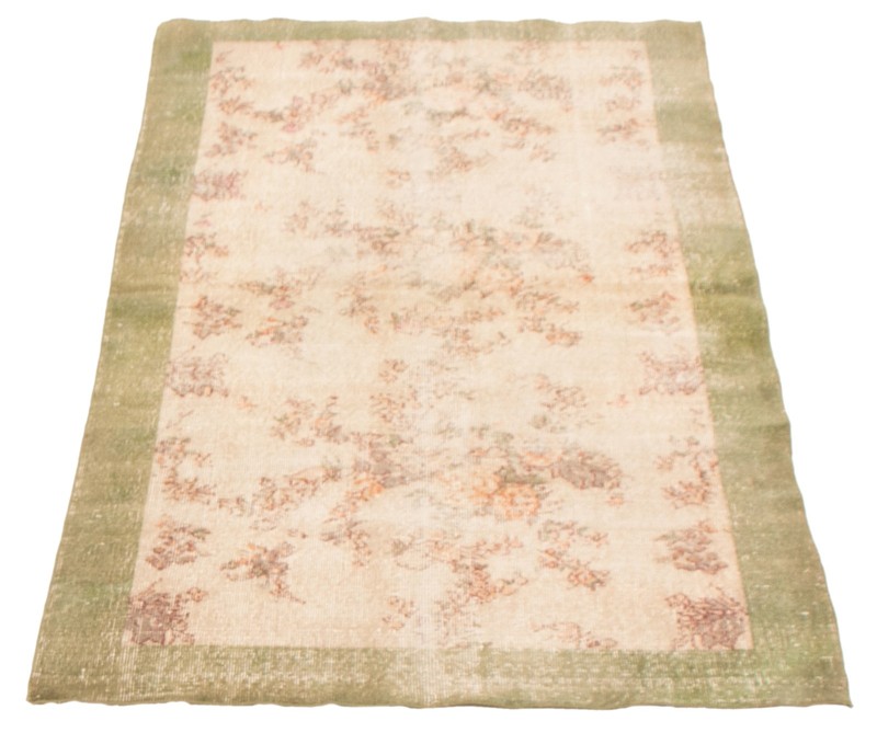 Vintage Traditional Hand-Knotted Area Rug 3'10" x 6'9" Oriental Wool Carpet gallery
