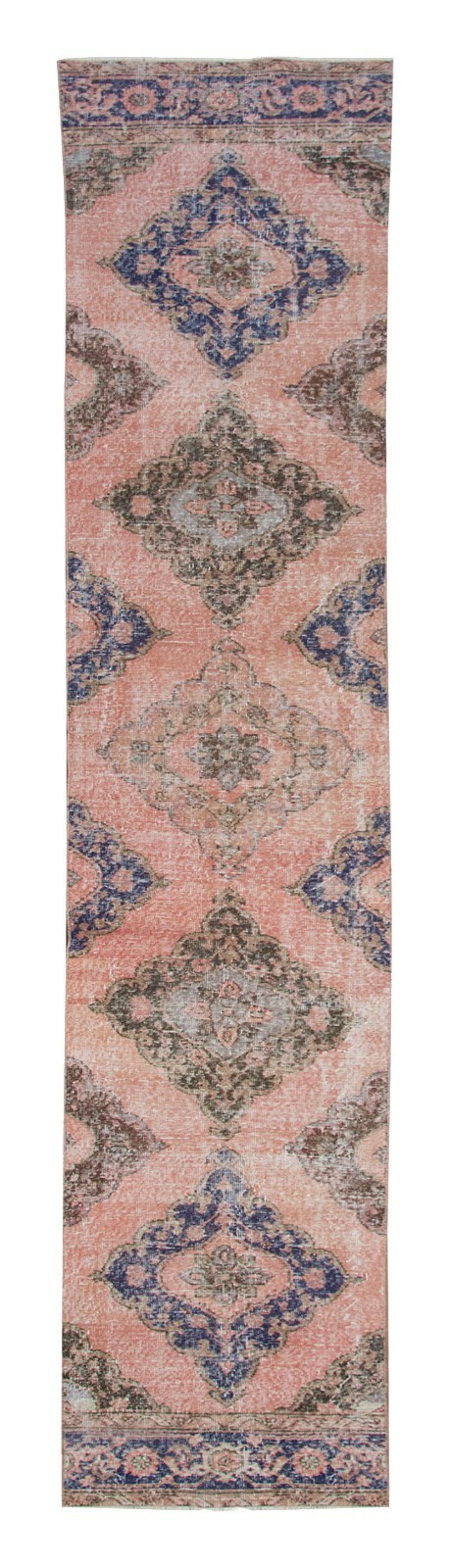Turkish Runner,Vintage Runner,Oushak Rug,Floor Rug,Runner Rug, 2'6 X 13'11 feet gallery