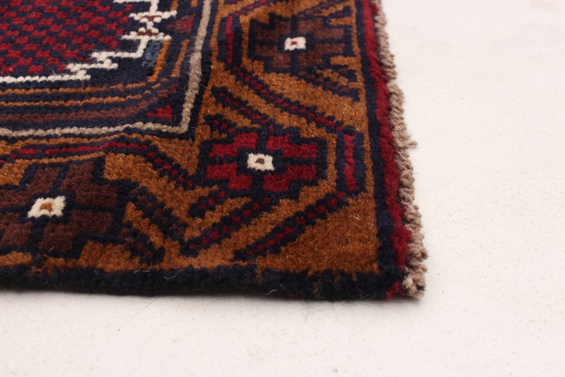 Vintage Geometric Area Rug 3'6" x 6'3" Traditional Hand-Knotted Wool Carpet gallery