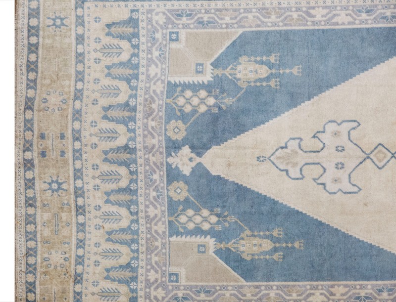 Vintage Turkish Rug, 168x360 cm (5.5x11.8 ft), Oushak Area Rug, Antique Rug gallery