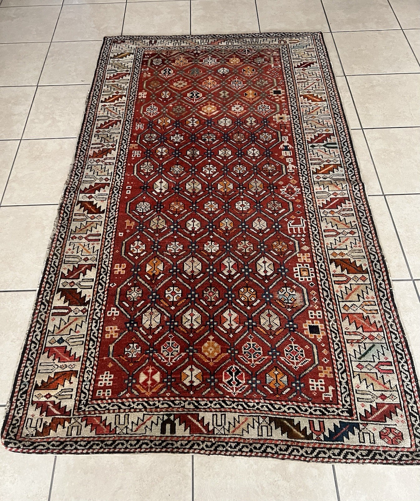 Antique Caucasian Shirvan Rug gallery