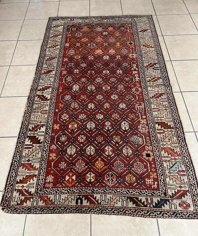Antique Caucasian Shirvan Rug gallery