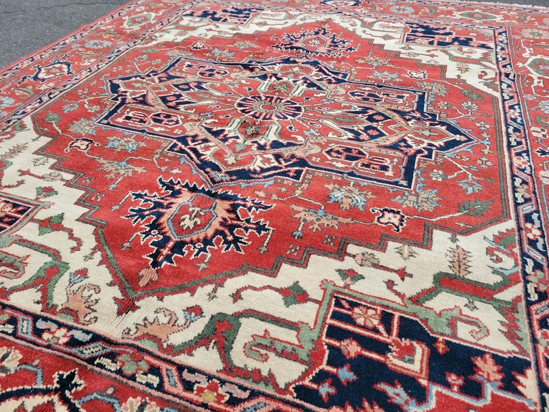 8 x 10 SUPER QUALITY INDO HERIZ SERAPI KAZAK HERIZ RUG TURKISH USHAK CAUCASIAN gallery