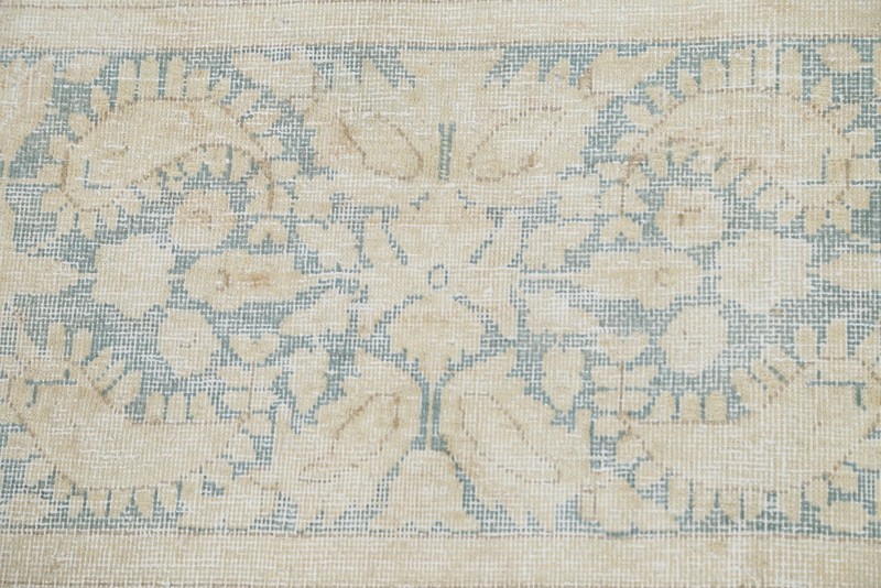 Muted Vintage Distressed Traditional 10x13 Area Rug Evenly Low Pile Hand-knotted gallery