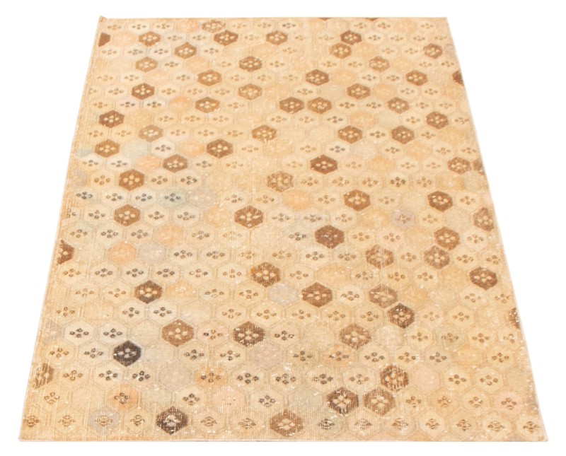 Vintage 4'0" x 6'9" Traditional Hand Knotted Vegetable Dye Wool Area Rug gallery