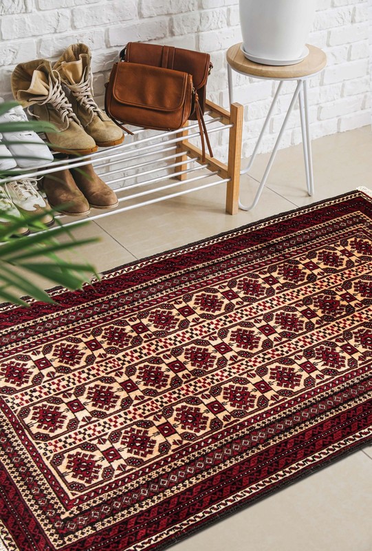 Traditional Vintage Hand-Knotted Area Rug 3'3" x 5'11" Oriental Wool Carpet gallery