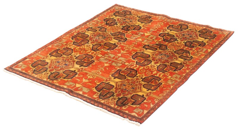 Traditional Vintage Hand-Knotted Area Rug 4'11" x 6'3" Oriental Wool Carpet gallery