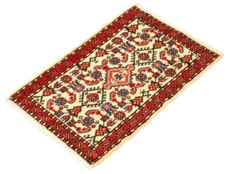Traditional Vintage Hand-Knotted Carpet 1'10" x 2'9" Wool Area Rug gallery
