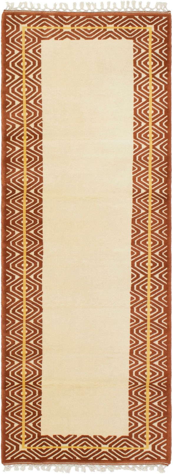 2'8" x 7'10" Vintage Hand-knotted Runner Rug Traditional Oriental Wool Carpet gallery